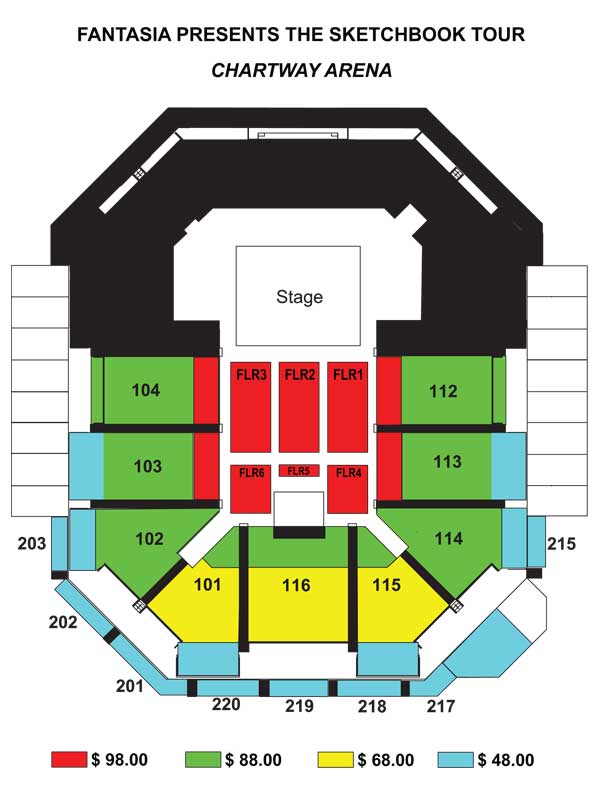 Aretha Franklin Amphitheater Seating Chart