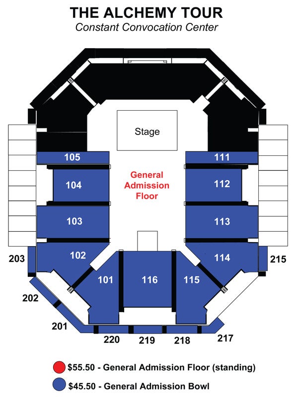 Farm Bureau Live Detailed Seating Chart