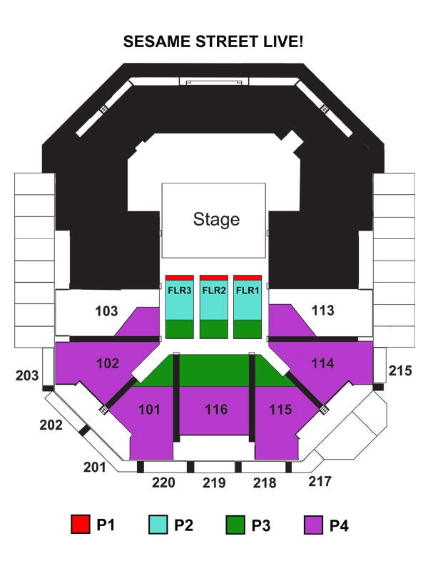 Square Garden Sesame Street Live Seating Chart