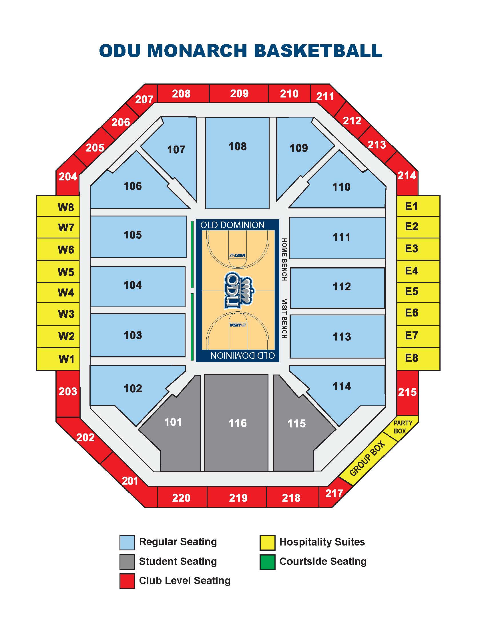 The Scope Arena Seating Chart