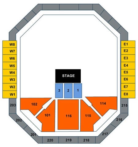 Ted Constant Center Seating Chart