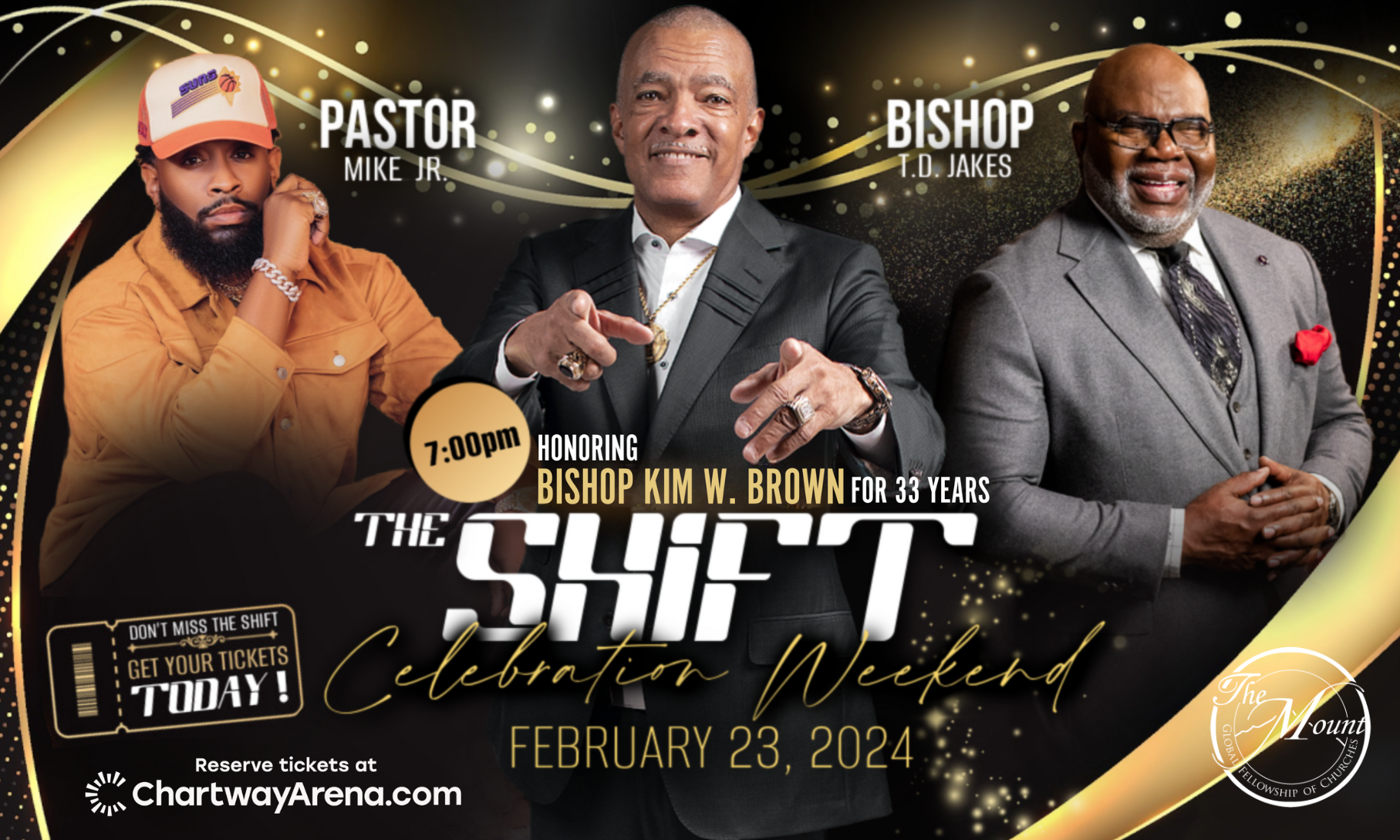 The Shift Celebration - Honoring Bishop Kim W. Brown 
