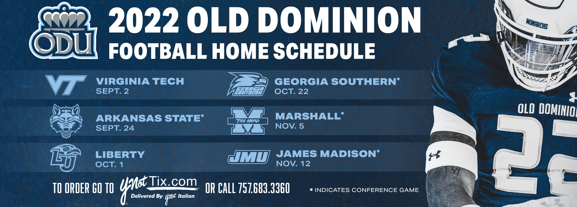 ODU Football vs. James Madison Chartway Arena