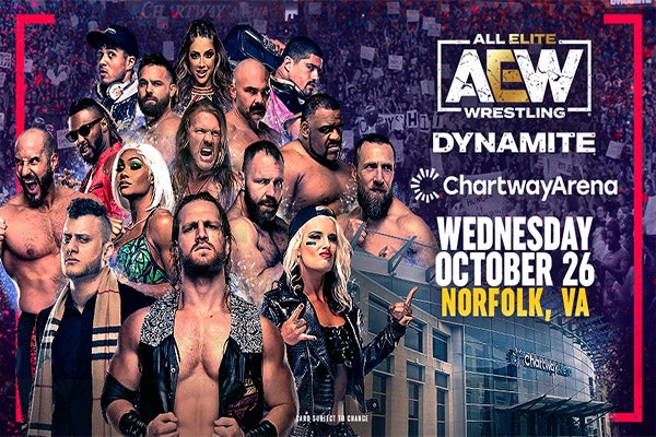 More Info for All Elite Wrestling RETURNS to Chartway Arena October 26!