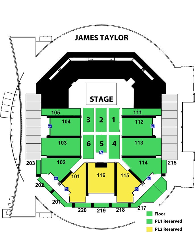 Fenway Concert Seating Chart James Taylor Elcho Table