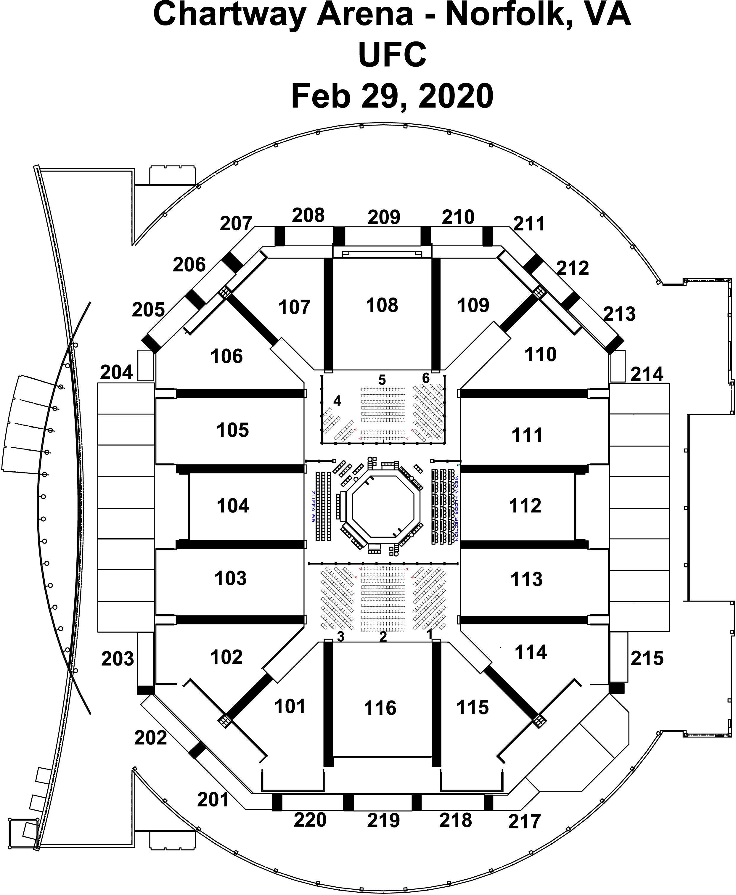 Square Garden Ufc Seating Chart